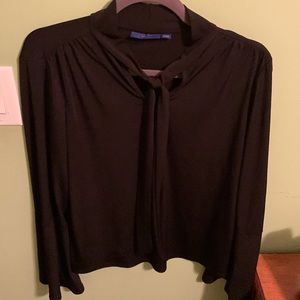 Long sleeve black top